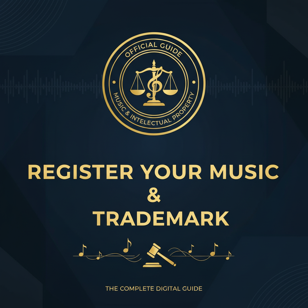 Digital guide cover for Register Your Music and Trademark