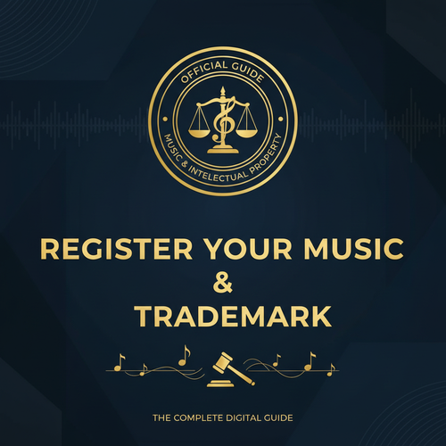 Digital guide cover for Register Your Music and Trademark